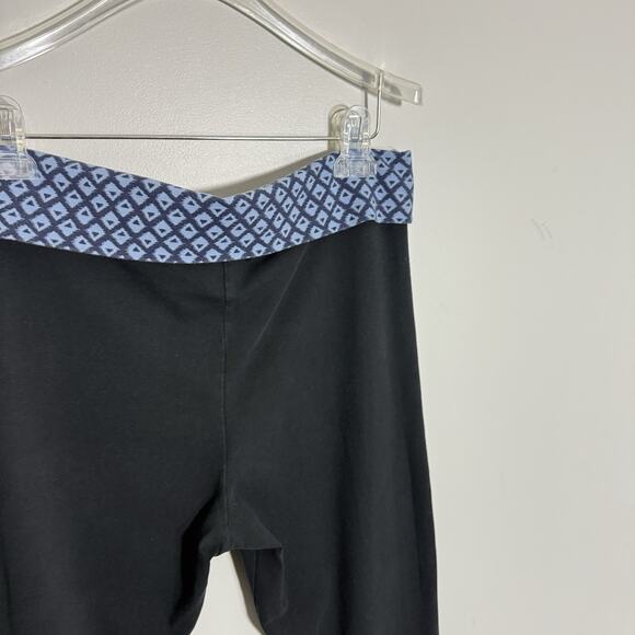 Y2K Foldover Waist Yoga Pants Flare Pants Victoria’s Secret Sz L Tall Black 90s - Picture 4 of 5